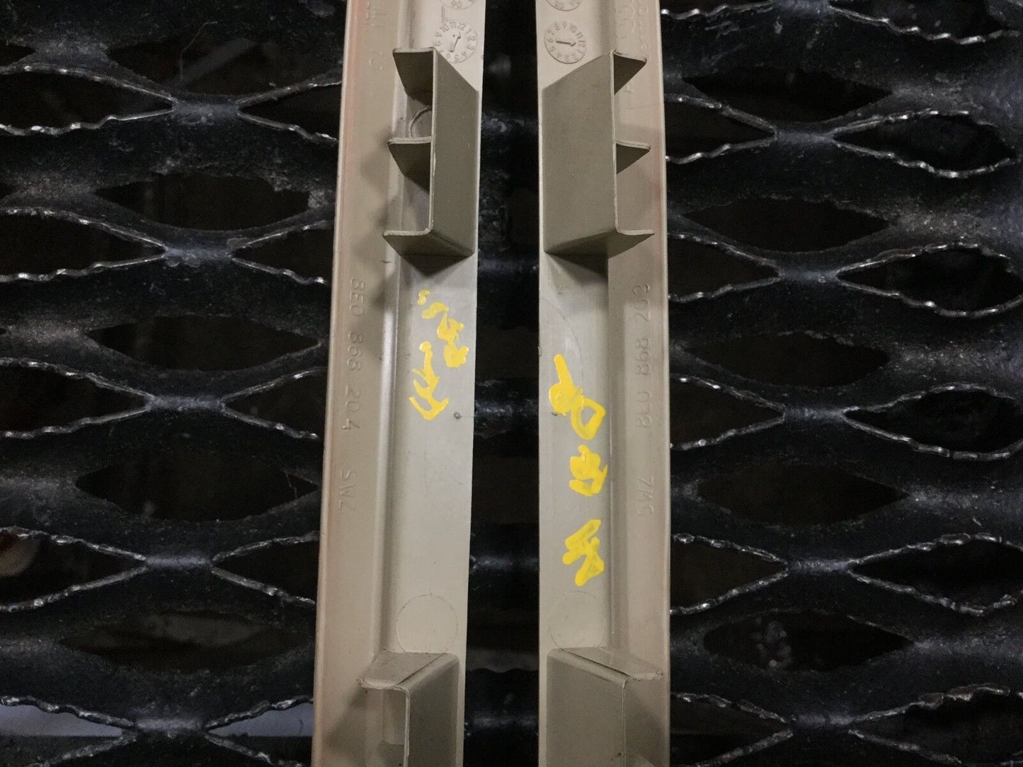 05 06 07 08 Audi A4 Front Interior A Pillar Trim Left & Right Pair OEM