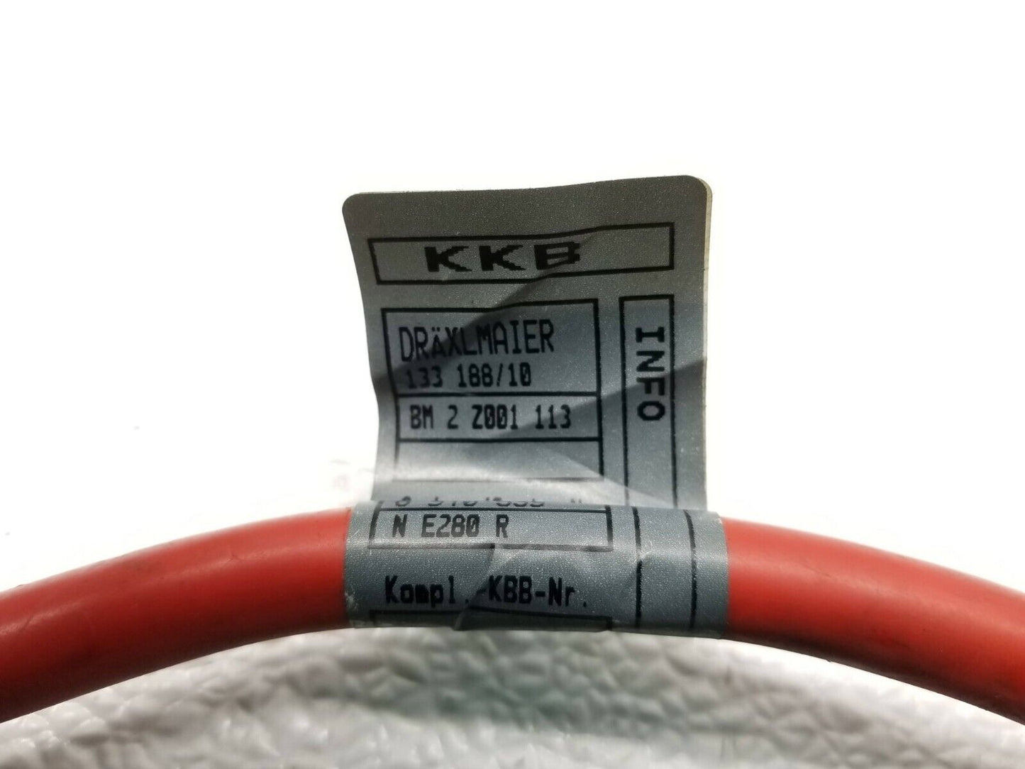 01 02 03 04 05 BMW E46 325xi Positive Battery Cable Cut OEM