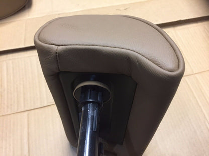02 03 04 05 BMW 745i E65 Rear Right Passenger Side Headrest Leather OEM