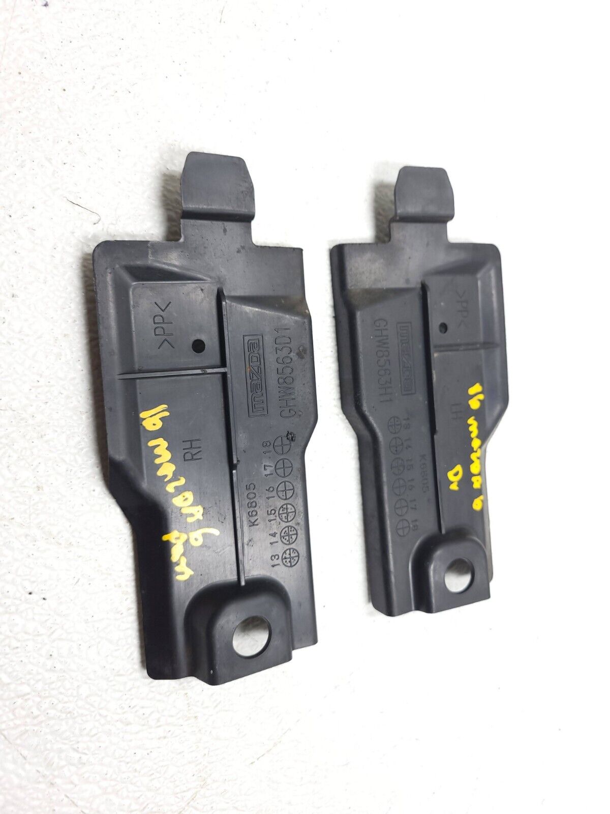 2014 - 2017 Mazda 6 Front Engine Cover Seal Trim Left & Right 2pcs  OEM