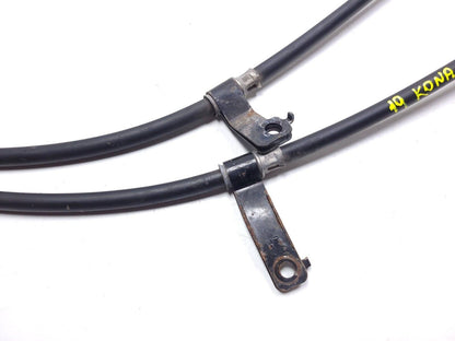 18-21 Hyundai Kona Emergency Parki Brake Cable Pair OEM 29k Miles