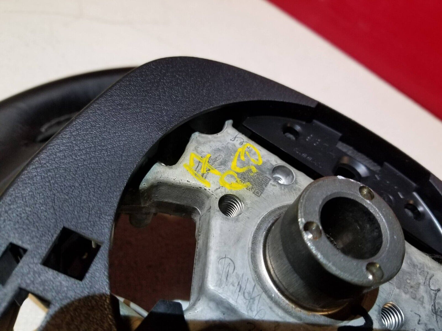 16 17 Infiniti Q50 Steering Wheel W/ Controls Leather OEM