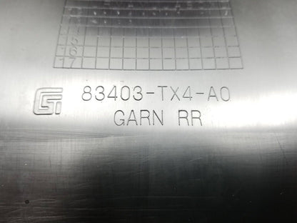 13 14 15 Acura RDX Rear Center Console Trim Cover Panel OEM