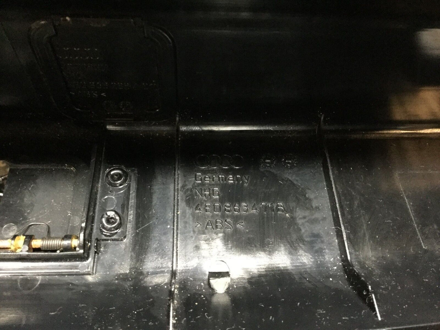 04 05 06 07 08 09 Audi A8 D3 Rear Trunk Lock Latch Cover OEM