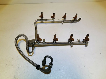 03 04 05 06 Mercedes CL500 Fuel Rail W/ Injectors OEM M113 5.0l