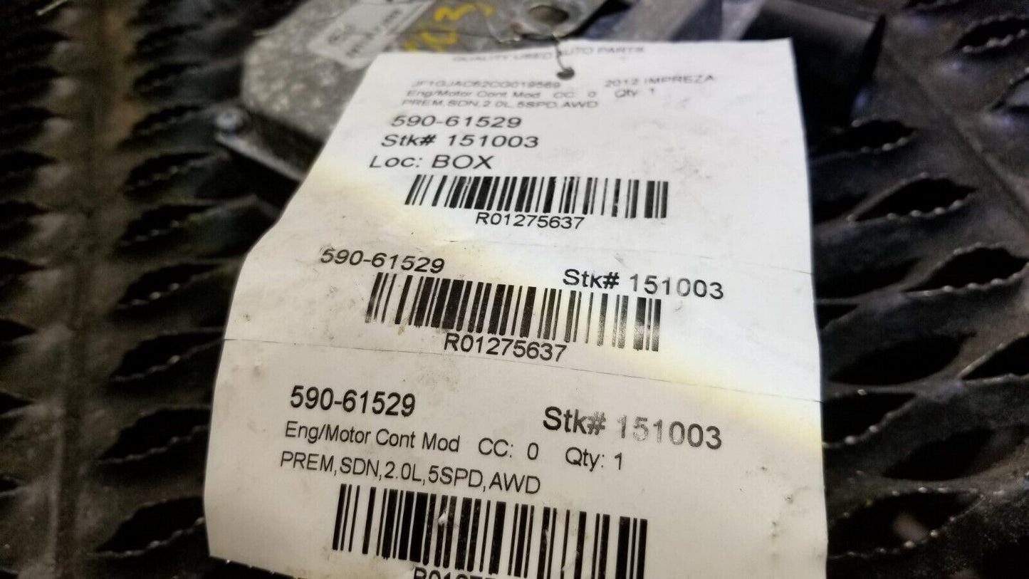 2012 2013 Subaru Impreza 2.0 Power Steering Module OEM 34710fj000 N16