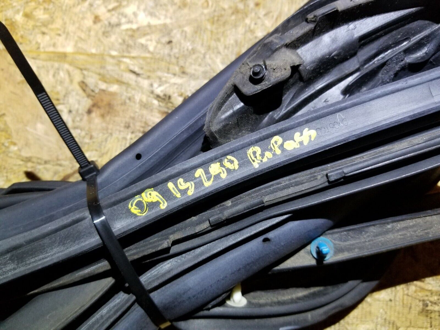 09 10 11 12 13 Lexus IS250 Rear Right Passenger Door Weatherstrip Seal OEM