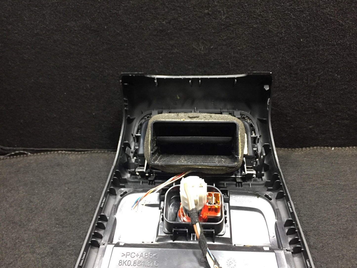 08 09 10 11 Audi A5 Coupe Rear Center Console Air Vent Trim Bezel OEM D7